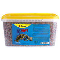 Сухий корм Tropical Biorept W для водоплавних черепах, 1,5 кг (гранули)