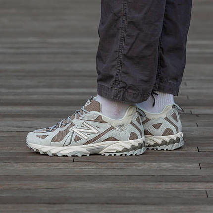 Кросівки New Balance 610 Brighton Grey Mushroom / Нью Беланс 610 Брайтон Машрум Сірі з Коричневим, фото 1