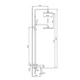 Душевая система GAPPO G2406-9 излив - переключатель на лейку, 3-функции, латунь, оружейная сталь, фото 11