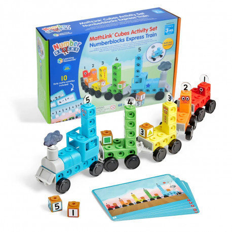 Математичні кубики Числовий поїзд. Серия Numberblocks Learning resources