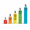 Математичні кубики Числовий поїзд. Серия Numberblocks Learning resources, фото 4