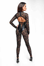 Комбінезон Noir Handmade F299 Enigma, XL, мереживо, довгий рукав, імітація корсета, доступ, фото 2