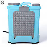 Обприскувач акумуляторний JANSVARKA-12(А) 12 л 12В з розсувною вудкою 115 см і комплектом насадок, фото 7