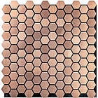 Самоклеюча алюмінієва плитка 300х300х3мм Золоті соти SW-00001924