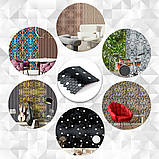 Самоклеюча алюмінієва плитка 300х300х3мм Чорна мозаїка SW-00001929, фото 6