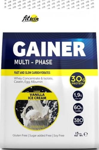 FitWin GAINER Multi-Phase 1500 грамів, Банан, фото 1