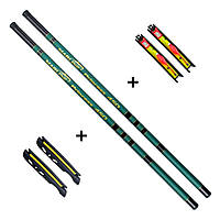 Набір вудилищ для риболовлі Махова вудка 3.60м Джокер Marline 2 шт Мотовило та Поплавок