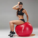 М'яч для фітнесу (фітбол) Cornix 85 см Anti-Burst XR-0252 Red, фото 11