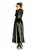 Плаття Noir Handmade F128C Powerwetlook gown coat — XL KW, фото 4