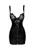Платье Noir Handmade F254 Powerwetlook mini-dress - L KW, фото 7