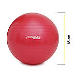 М'яч для фітнесу (фітбол) Cornix 85 см Anti-Burst XR-0252 Red, фото 9