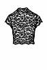 Топ Noir Handmade F303 Essence lace top with high collar - XL KW, фото 5