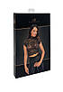 Топ Noir Handmade F303 Essence lace top with high collar - XL KW, фото 7