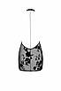 Платье Noir Handmade F313 Mythos mini flocked mesh dress with jewelry rhinestone chain - M KW, фото 7