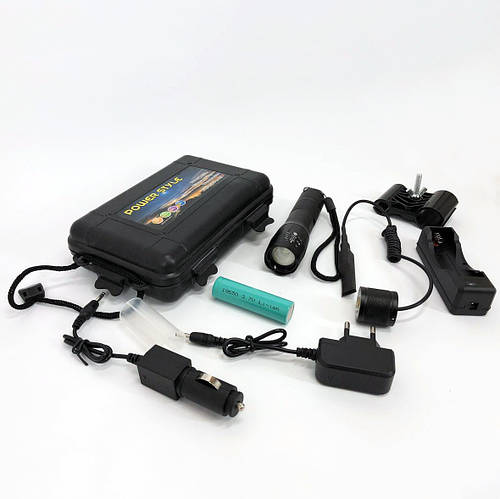 Переносной хороший фонарик Bailong Police BL Q1831 T6, Фонарь с защитой ...