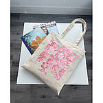 Екошопер BookOpt ВК4055 Сакура бежевий, фото 4