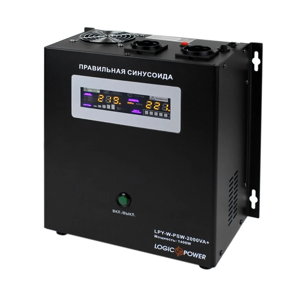 Джерело безперебійного живлення Logicpower LPY-W-PSW-2000VA+ (1400W) лінійно-інтерактивний