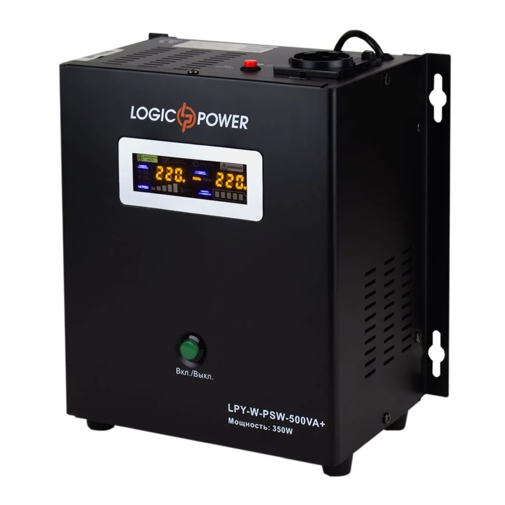 Джерело безперебійного живлення Logicpower LPY-W-PSW-500 ВА / 350 Вт лінійно-інтерактивний