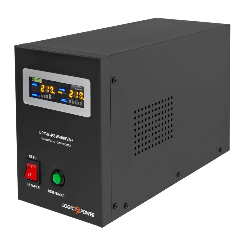 Джерело безперебійного живлення Logicpower LPY-B-PSW-500 ВА / 350 Вт лінійно-інтерактивний