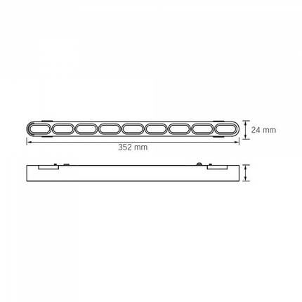 LED Світильник трековий VIDEX LD19B 18W 4000K 48V Black, фото 3