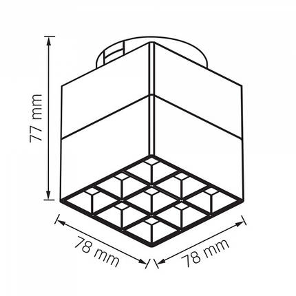 LED Світильник трековий VIDEX LE29B 16W 4000K 48V Black, фото 3