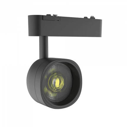 LED Світильник трековий VIDEX LA76B 8.5W 4000K 48V Black, фото 1