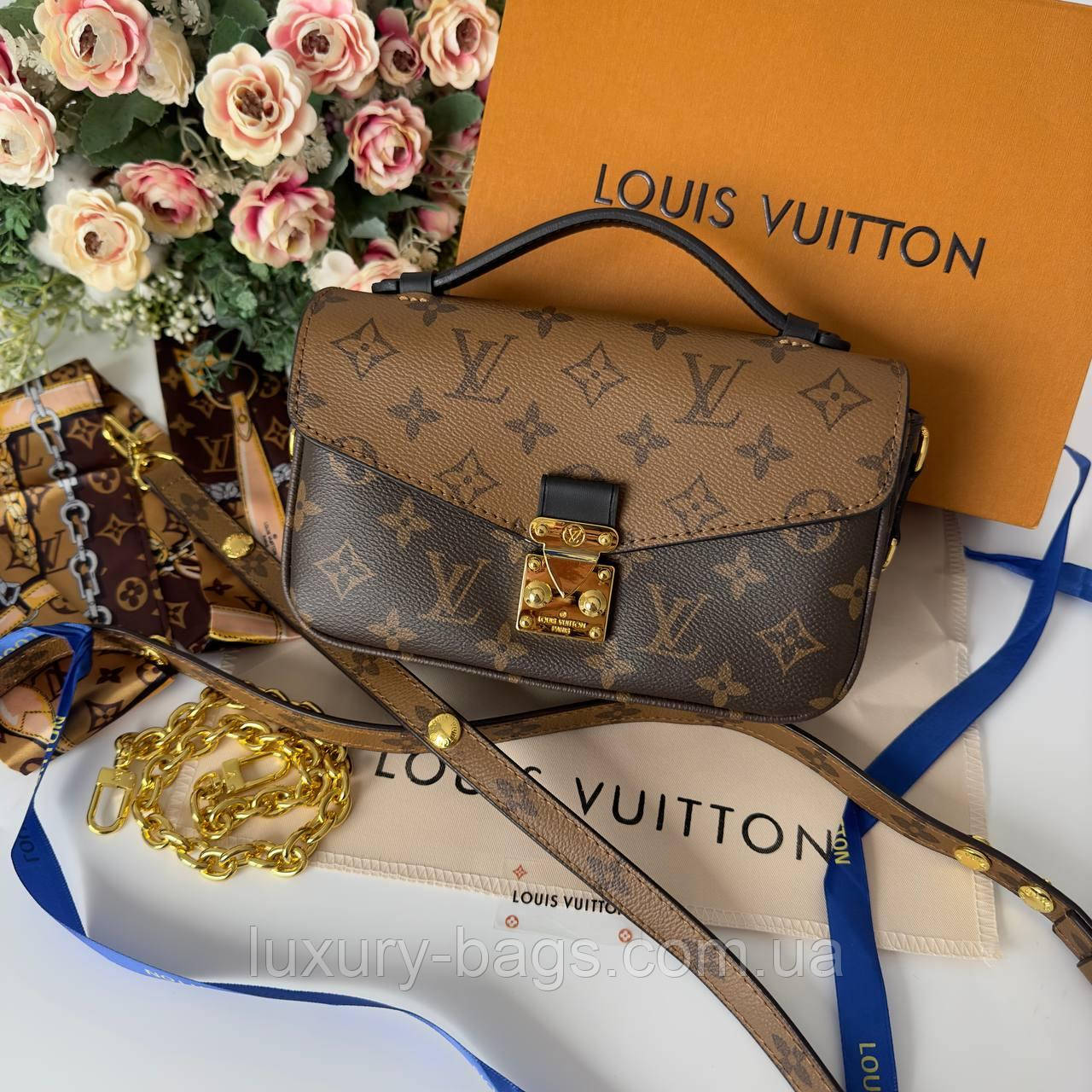 Жіноча мінісумка Louis Vuitton Pochette Metis East West 22 cm