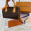 Елегантна жіноча сумка Louis Vuitton Nano Speedy Monogram, фото 3