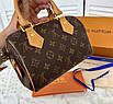 Елегантна жіноча сумка Louis Vuitton Nano Speedy Monogram, фото 5