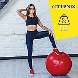 М'яч для фітнесу (фітбол) Cornix 75 см Anti-Burst XR-0028 Red, фото 8