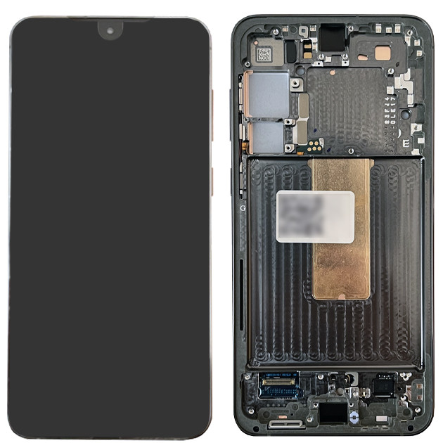 Дисплей Samsung SM-S916 Galaxy S23 Plus 5G (2023) у зборі з сенсором і рамкою Green service orig