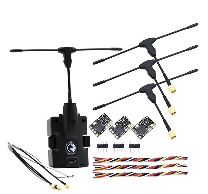 Зовнішній модуль передавач ELRS 868MHz TBS Crossfire Micro TX V2 + приймачі TBS Crossfire Nano RХ SE 3шт.