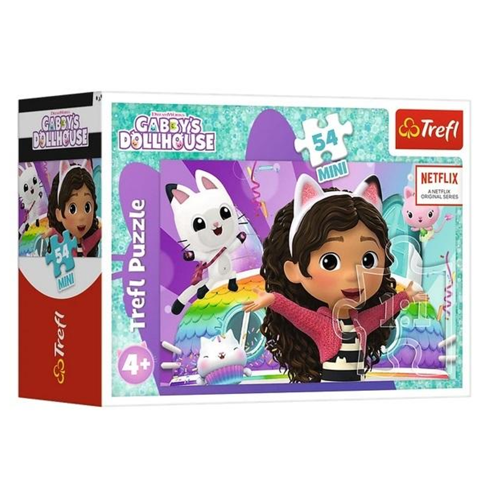 Пазл "Пригоди Габбі. Чарівний будиночок Габбі", 54 елементи Trefl Mini (5900511197747)