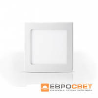 Світлодіодний світильник LED-S-150-9 9Вт 4200К квадрат вбудовуваний Евросвет