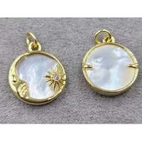 Підвіска 16 мм колір Золото гіпоалергенний сплав