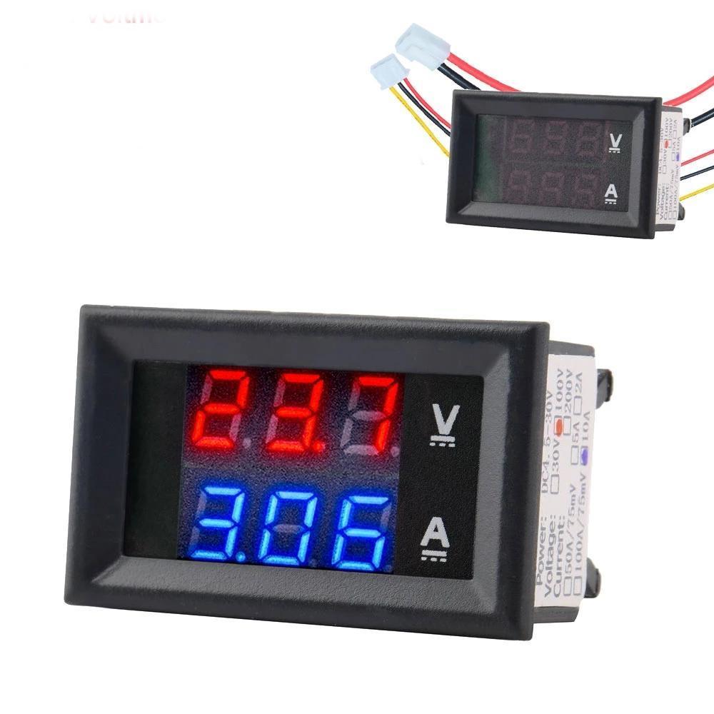 Цифровий вольтметр амперметр DC0-100V 100A LED