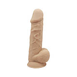 Фалоімітатор з вібрацією SilexD Norman Vibro Flesh (Model 1 size 8,5") LRS (упаковка від 8'' моделі) SO8208-R, фото 4