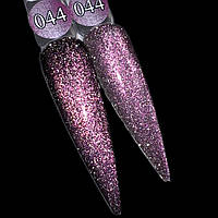 Гель лак Silver Кришталевий Котяче Око (Shine) - Adrian Nails Срібло 10ml - 042