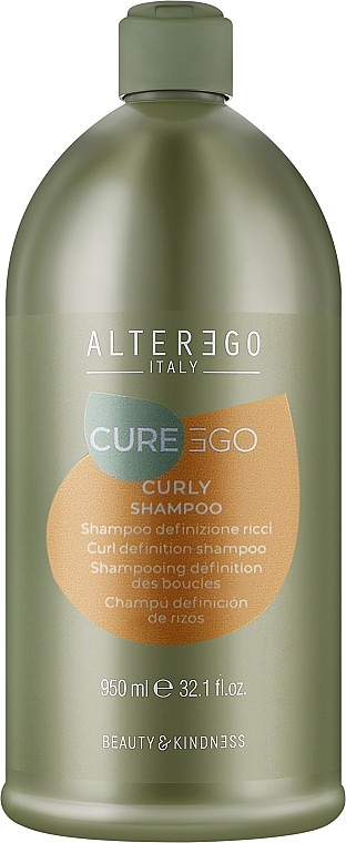 ALTER EGO ITALY CUREEGO Curly Shampoo Шампунь для кучерявого або хвилястого волосся, 950 мл (Оригінал)
