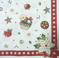 Серветка для декупажа 33х33см, НГС-31