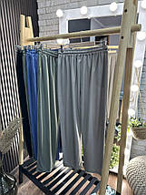 Шикарні жіночі штани, тканина "Котон" 60, 62, 64, 66, 68, 70 розмір 60, фото 4