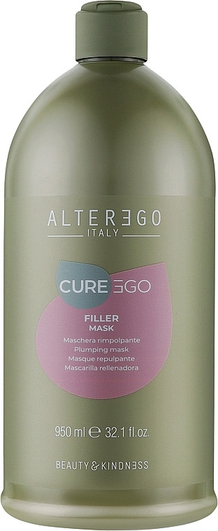 ALTER EGO CUREEGO Filler Mask Маска-філер відновлююча з гіалуроновою кислотою 950 мл (Оригінал)