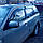 Дефлектори вікон (вітровики) з хромом молдингом Chery Tiggo 3/T11 2005- (Uncle/Тайван), фото 3