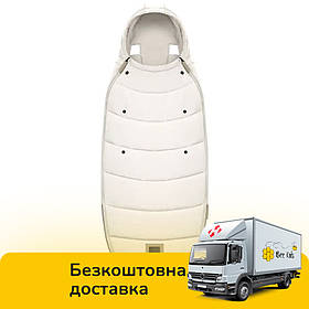 Чохол для ніжок Footmuff Cybex Platinum Off White | Конверт у візок