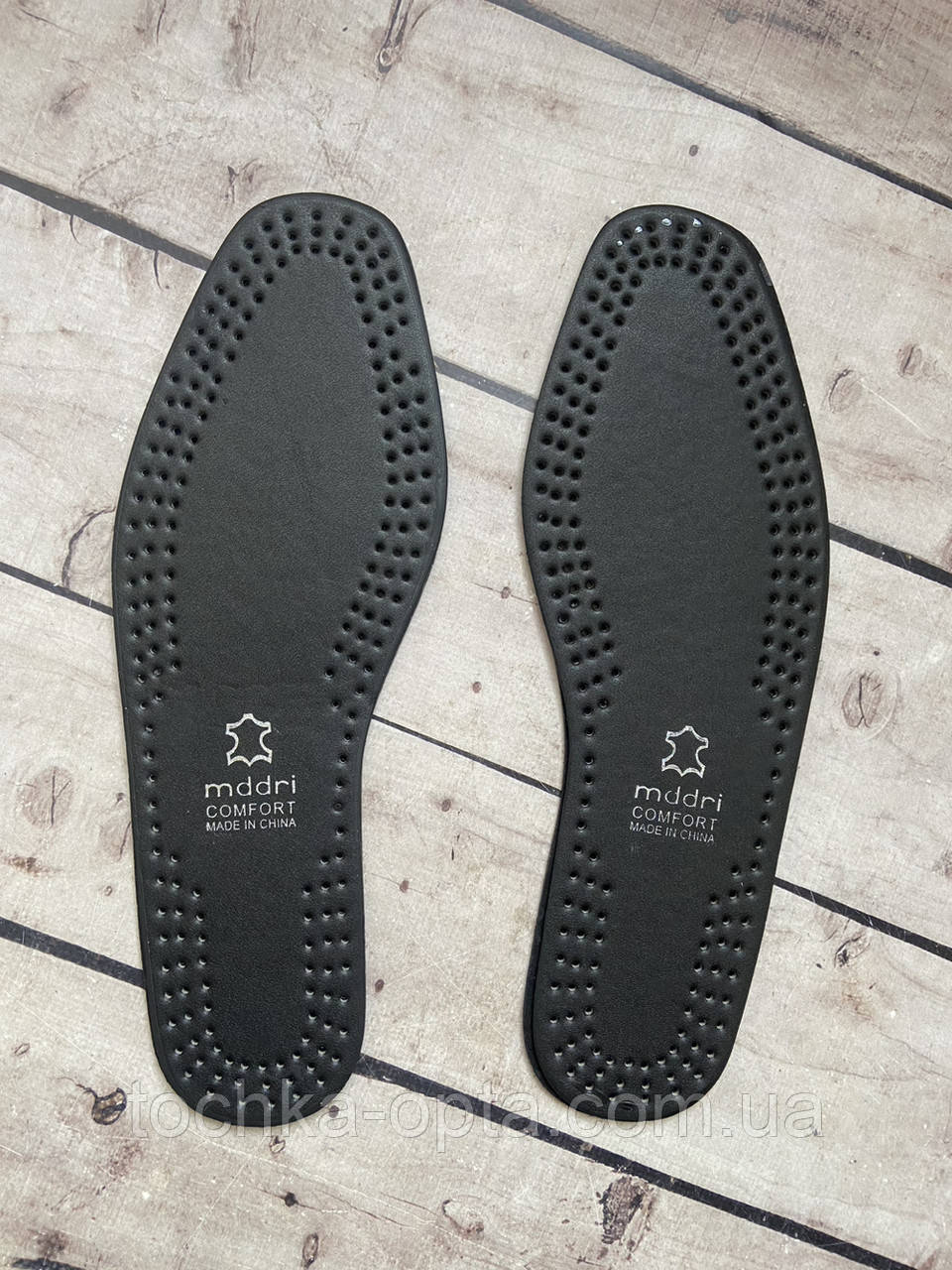 Устілки для взуття шкіряні чорні 38, фото 1