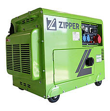 Дизельний генератор Zipper ZI-STE7500DSH + газова плитка Orcamp CK-505 + 4 газових картриджа 400 мл, фото 3