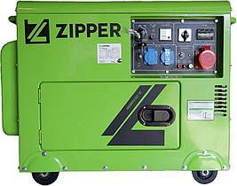 Дизельний генератор Zipper ZI-STE7500DSH + газова плитка Orcamp CK-505 + 4 газових картриджа 400 мл, фото 4