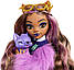 Лялька Монстер Хай Клодін Вульф з вихованцем Monster High Clawdeen Wolf with Pet Dog HRP65, фото 3