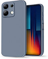 Силіконовий чохол HardCorner Xiaomi Redmi Note 13 5G (з мікрофіброю) Gray Blue