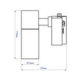 Трековий світильник Feron AL140 30W 4000K чорний, фото 3